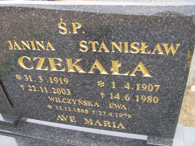 Stanisław Czekała 1907 Okonek - Grobonet - Wyszukiwarka osób pochowanych