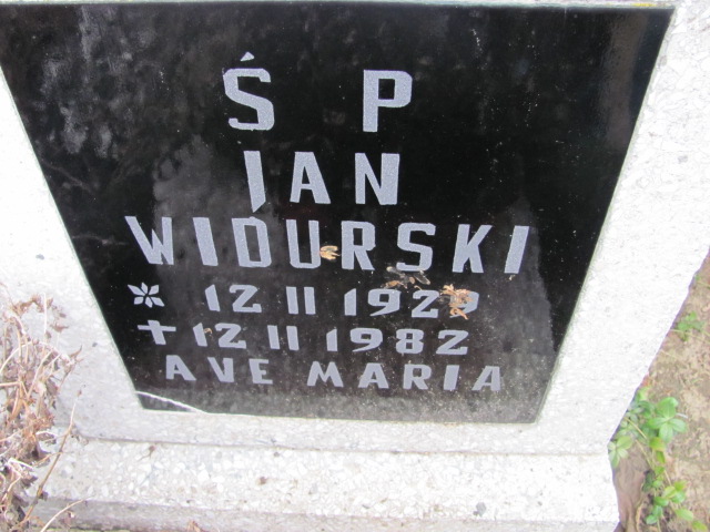 Jan Widurski 1929 Okonek - Grobonet - Wyszukiwarka osób pochowanych