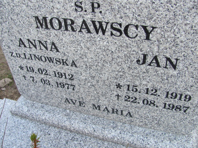Jan Morawski 1919 Okonek - Grobonet - Wyszukiwarka osób pochowanych