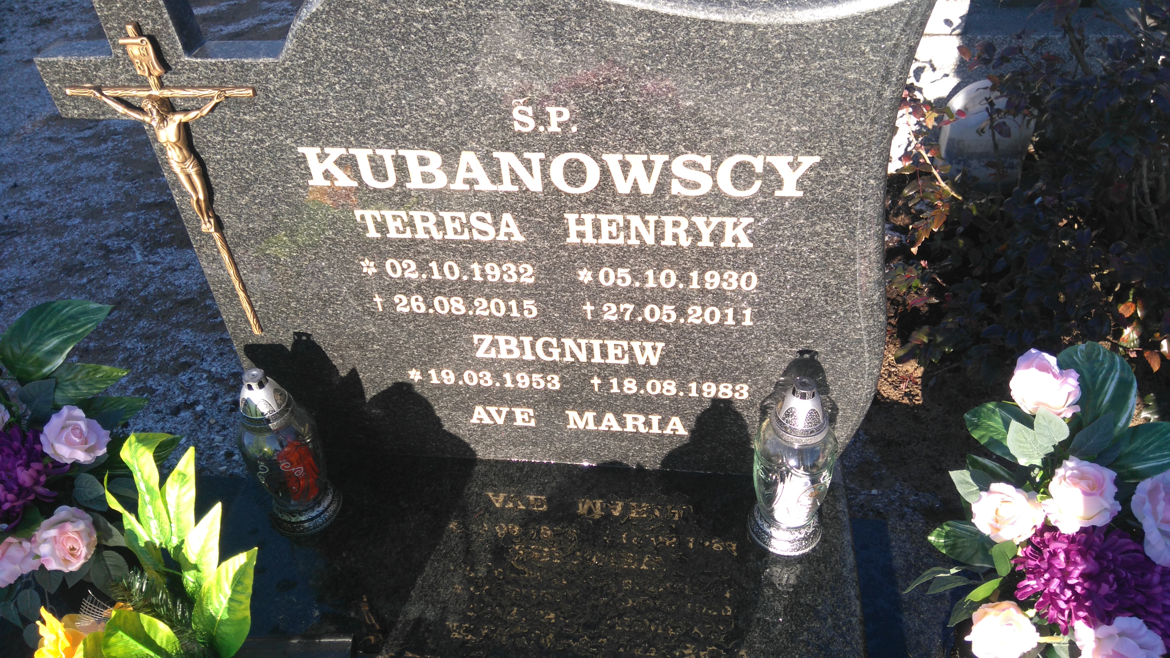 Grób TERESA KUBANOWSKA