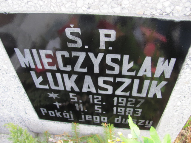 Mirosław Łukaszuk 1956 Okonek - Grobonet - Wyszukiwarka osób pochowanych
