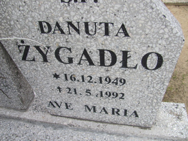 Danuta Żygadło 1949 Okonek - Grobonet - Wyszukiwarka osób pochowanych