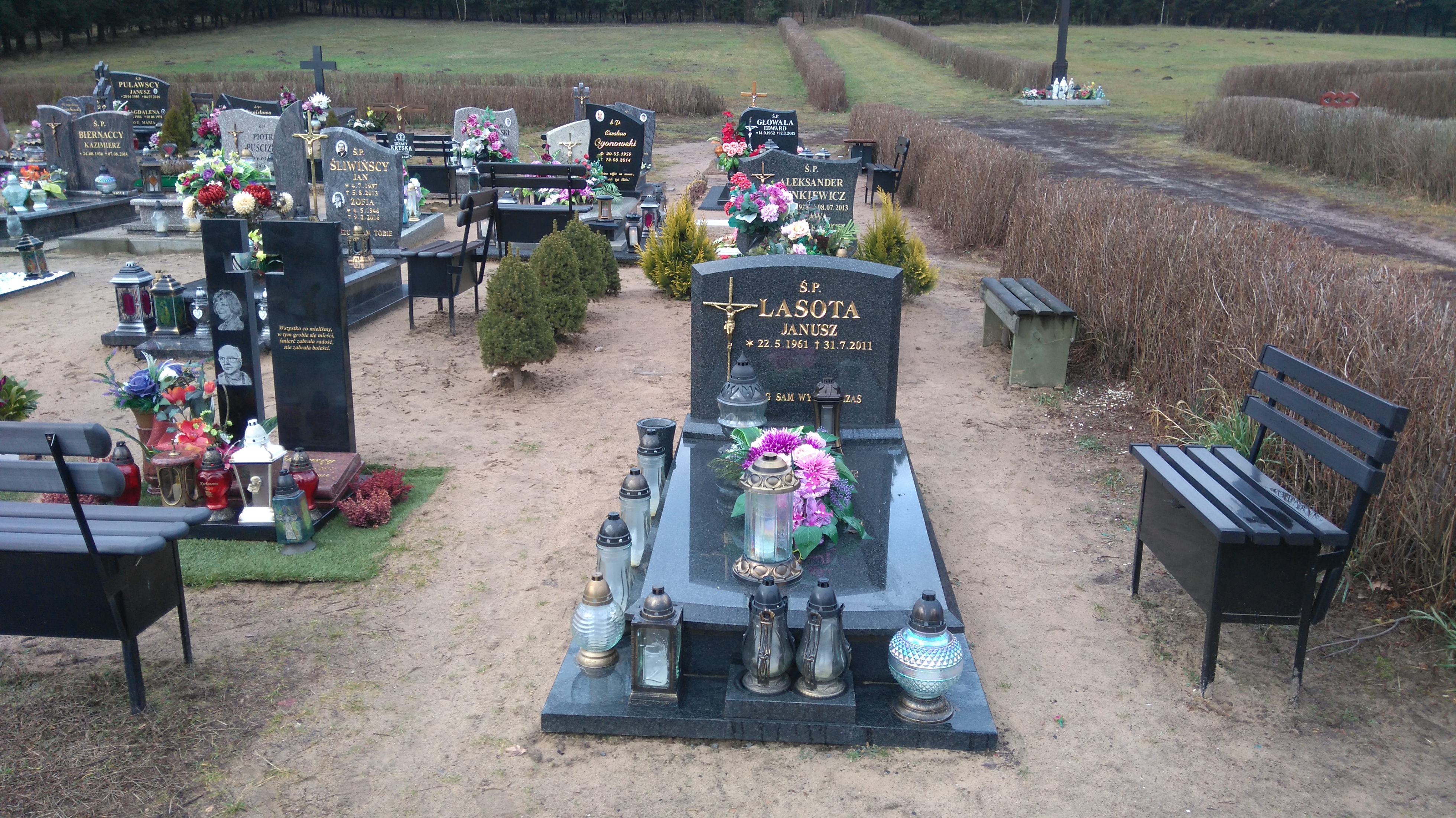 Grób Janusz Lasota