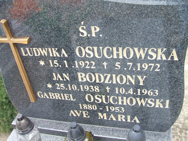 Jan Bodziony 1938 Okonek - Grobonet - Wyszukiwarka osób pochowanych