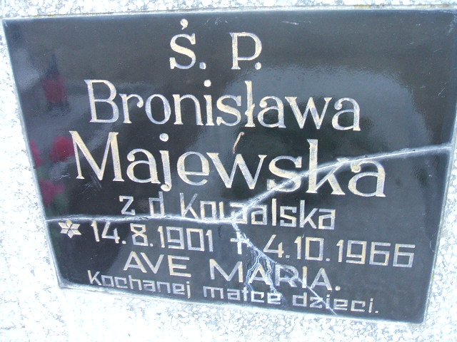 Irena Kozielska 1928 Okonek - Grobonet - Wyszukiwarka osób pochowanych