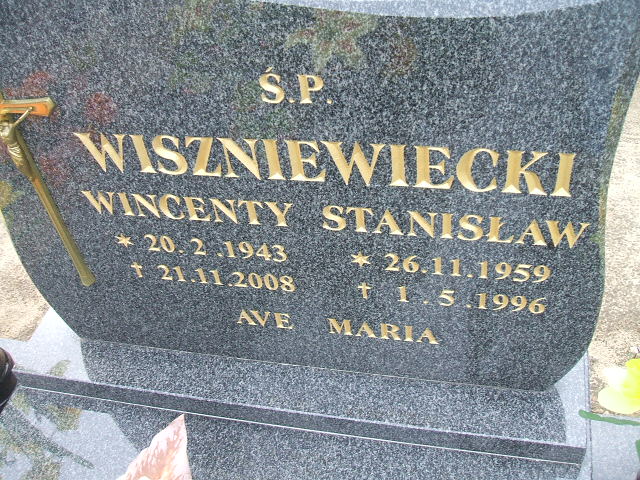 Wincenty Wiszniewiecki 1943 Okonek - Grobonet - Wyszukiwarka osób pochowanych