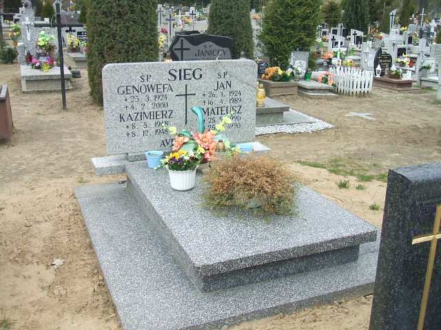 Grób Genowefa Sieg