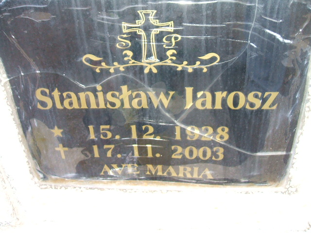 Stanisław Jarosz 1928 Okonek - Grobonet - Wyszukiwarka osób pochowanych