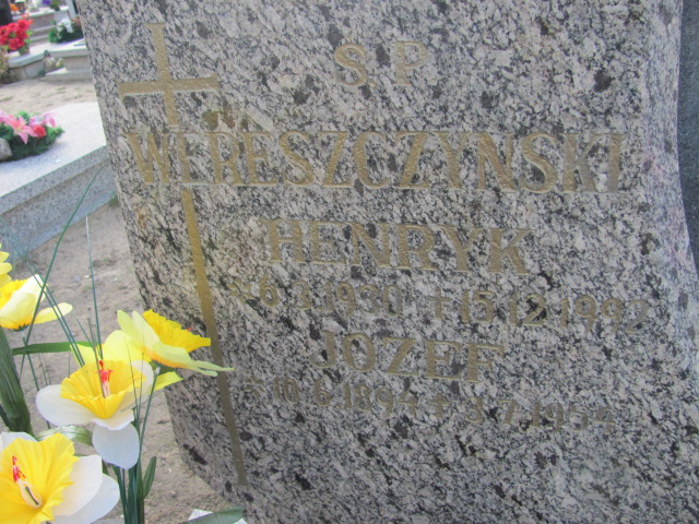 Henryk Wereszczyński 1930 Okonek - Grobonet - Wyszukiwarka osób pochowanych