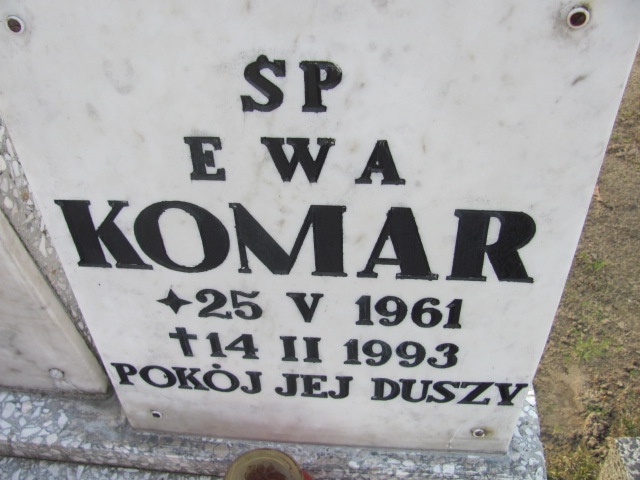 Ewa Komar 1961 Okonek - Grobonet - Wyszukiwarka osób pochowanych