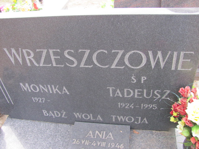 Tadeusz Wrzeszcz 1924 Okonek - Grobonet - Wyszukiwarka osób pochowanych