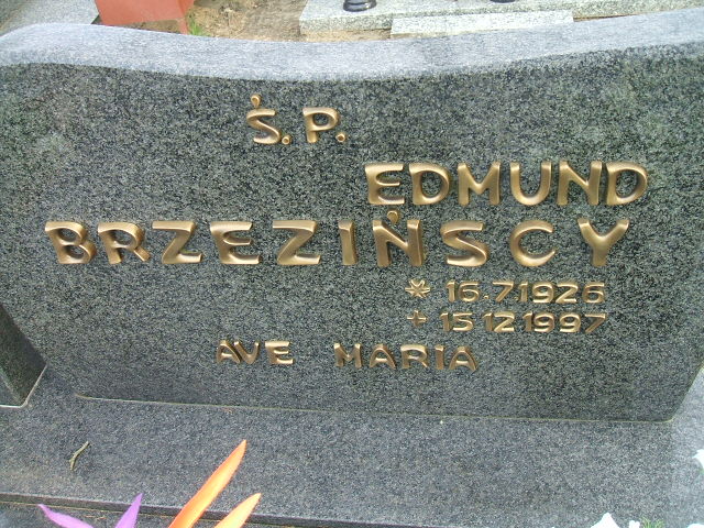 Edmund Brzeziński 1926 Okonek - Grobonet - Wyszukiwarka osób pochowanych